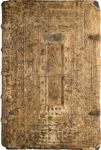 Plik:Wittenberski styl, Oprawa w stylu wittenberskim, Hans Guttich, Królewiec, 1575, wg Wagner, Madajewska, Mazerska 2018.jpg