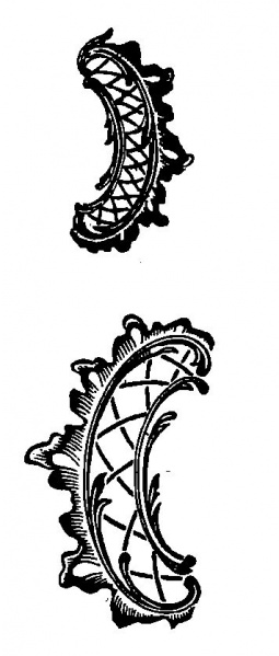 Plik:Koguci grzebień, Formy koguciego grzebienia stosowane w introligatorstwie francuskim po poł. XVIII w., wg Devaux 1977.jpg