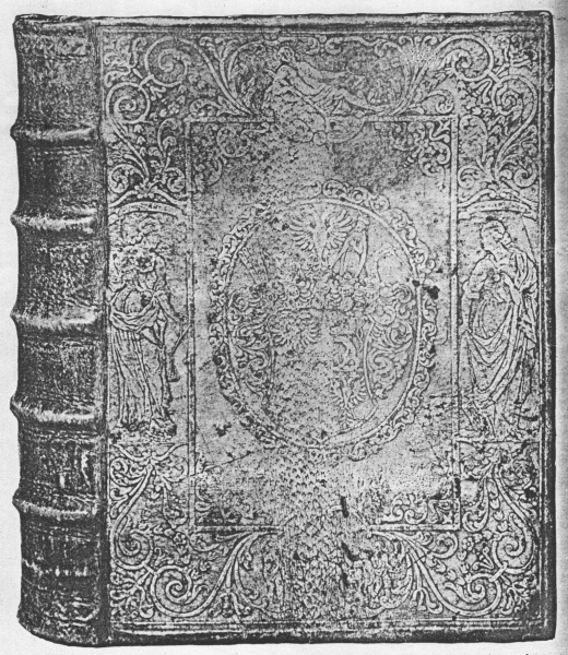 Plik:Plakietowe oprawy, Barokowa opr. plak. z supereksl. hr. F. A. Sporcka, prawdop. Czechy, 1 poł. XVIII w.,fot. wg Venator KG 1958.jpg