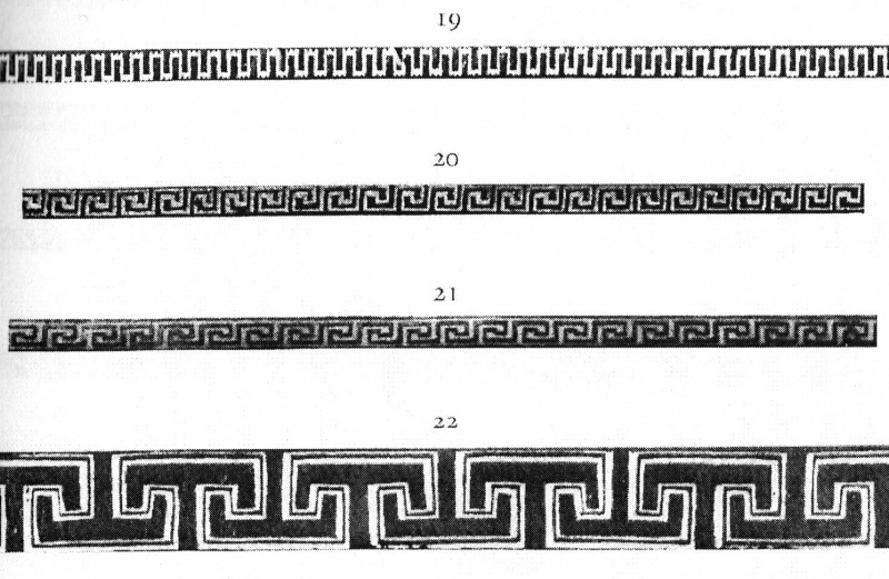 Plik:Meander, Różne wzory meandru stosowane w dekoracji opraw Jeana-Claude Bozeriana przed 1840 r., wg Culot 1979.jpg